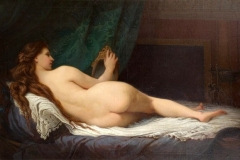 Adrien de Boucherville Nu couché de dos, XIXe siècle