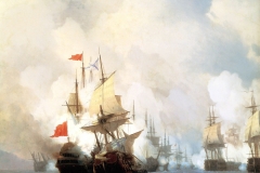 Battle of Chios on 24 June, 1770, 1848