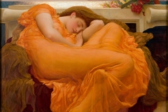 Flaming June is a painting by Sir Frederic Leighton, produced in 1895