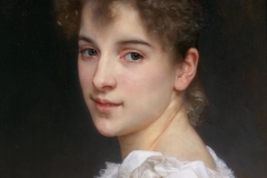 Gabrielle Cot is a portrait oil on canvas painting by William-Adolphe Bouguereau from 1890