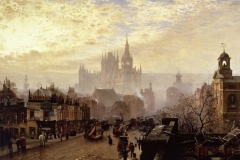 John O'Connor - From Pentonville Road looking west, evening, 1884