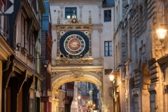 The Gros-Horloge is a fourteenth-century astronomical clock in Rouen, Normandy.