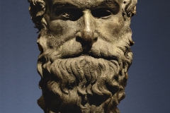 The Head of a Philosopher is a 4th-century BC ancient Greek bronze sculpture produced in Magna Graecia.