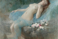 Une fleur A Flower, Croatian Cvijet is a female nude painted in 1887